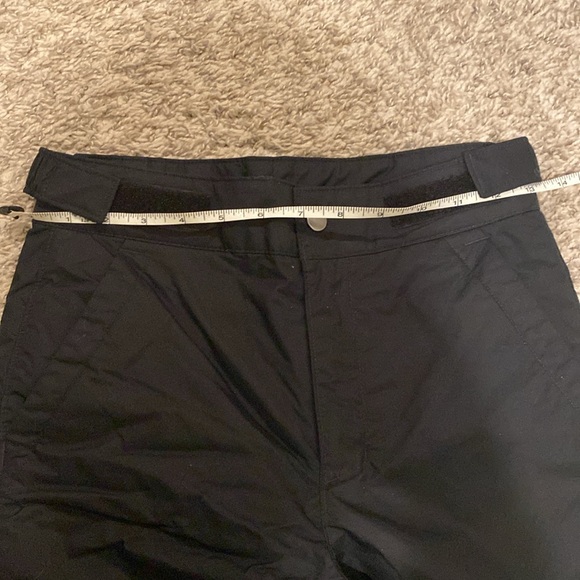 Columbia Black Snowpants Medium 10/12 Adjustable Waist - Picture 3 of 10